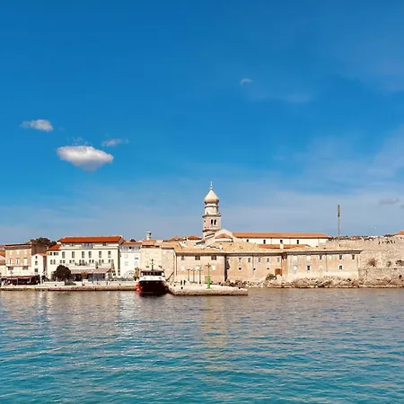 Mare Im Krk Hafen, Strandnah, Zentrumnah Apartament