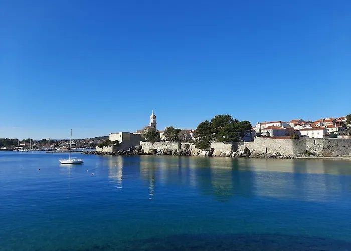 Mare Im Krk Hafen, Strandnah, Zentrumnah Apartment *